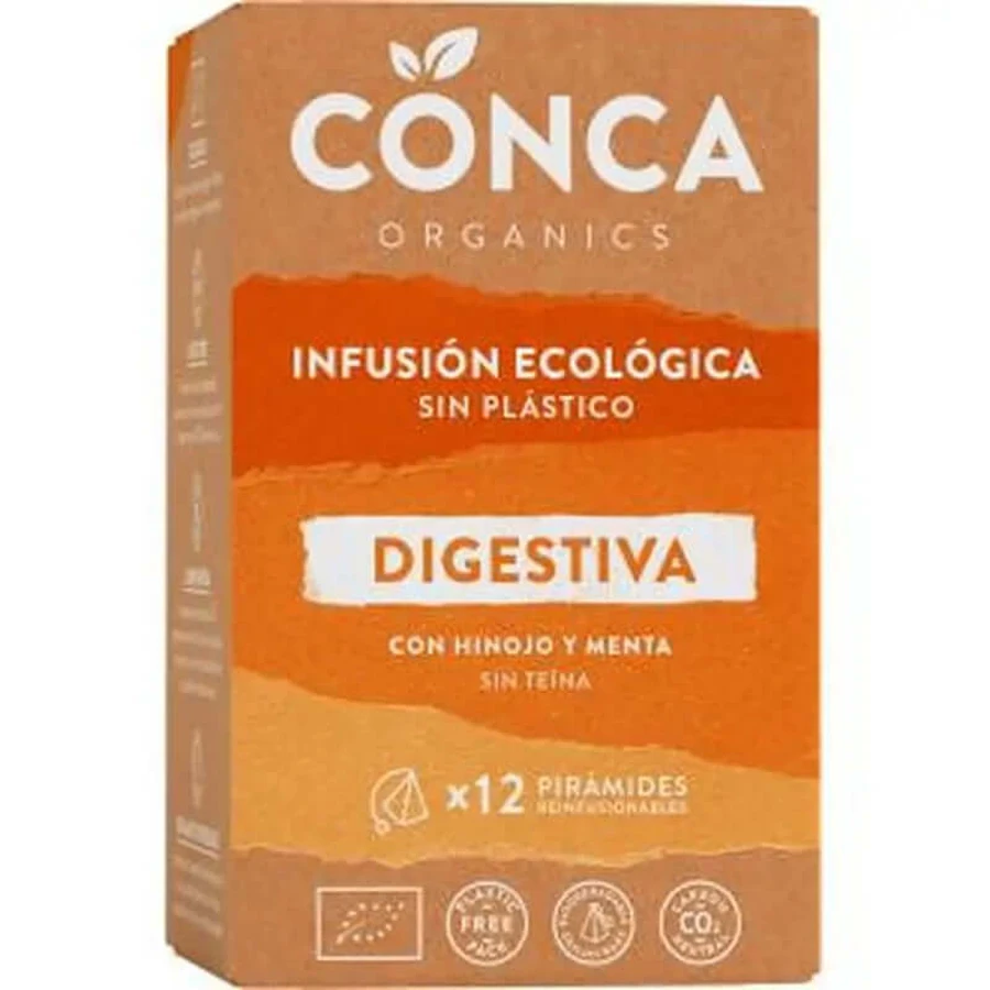 Conca Organics Digestive Infusion 12Pyramids. Echo