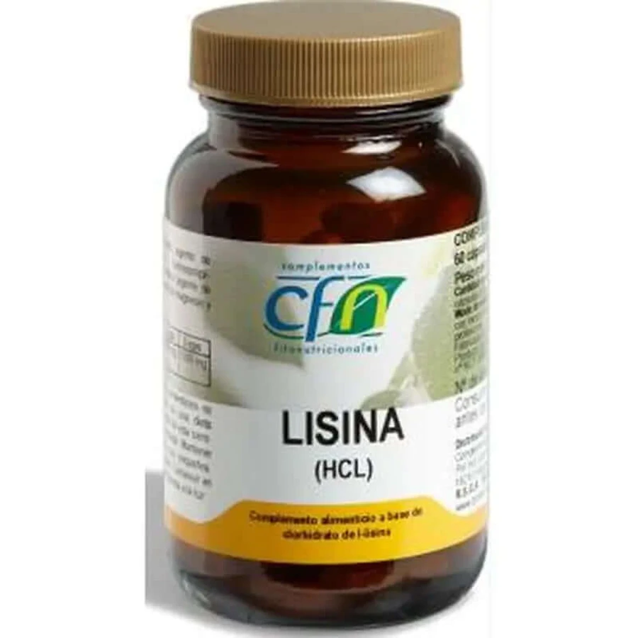 Cfn Lysine 500Mg. 60 kapsułek: ceny i cechy