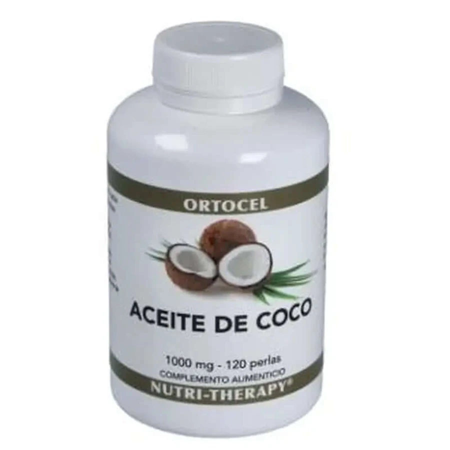 Ortocel Nutri-Therapy Huile de noix de coco 1000Mg. 120 Perles