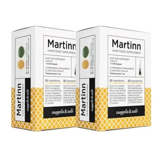 Nuggela Martinn De Nugella & Sule Accion Capil+Accion Depu, Verpakking 2 x 60 Tabletten