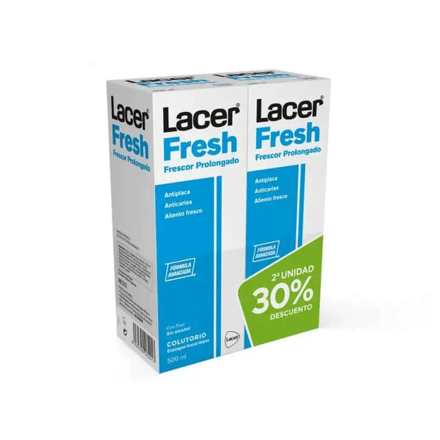 Lacer Fresh Mouthwash 600 Ml (+20% Free)