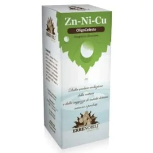 Erbenobili Oligoceleste Zn/Ni/Cu (Zinc/Nichel/Cupru) Trace element 50Ml