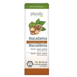 Physalis Macadamia Huile Végétale 100Ml. Bio