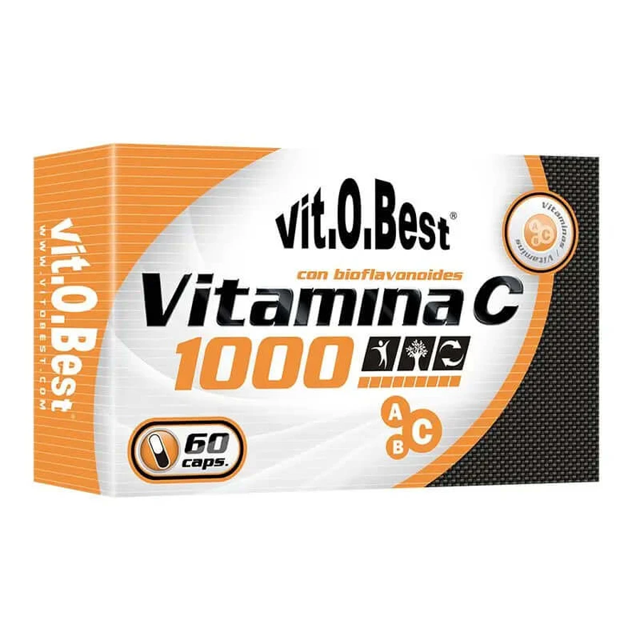 Vit.O.Best Vitamin C 1000 + Bioflavonoide, 60 Kapseln