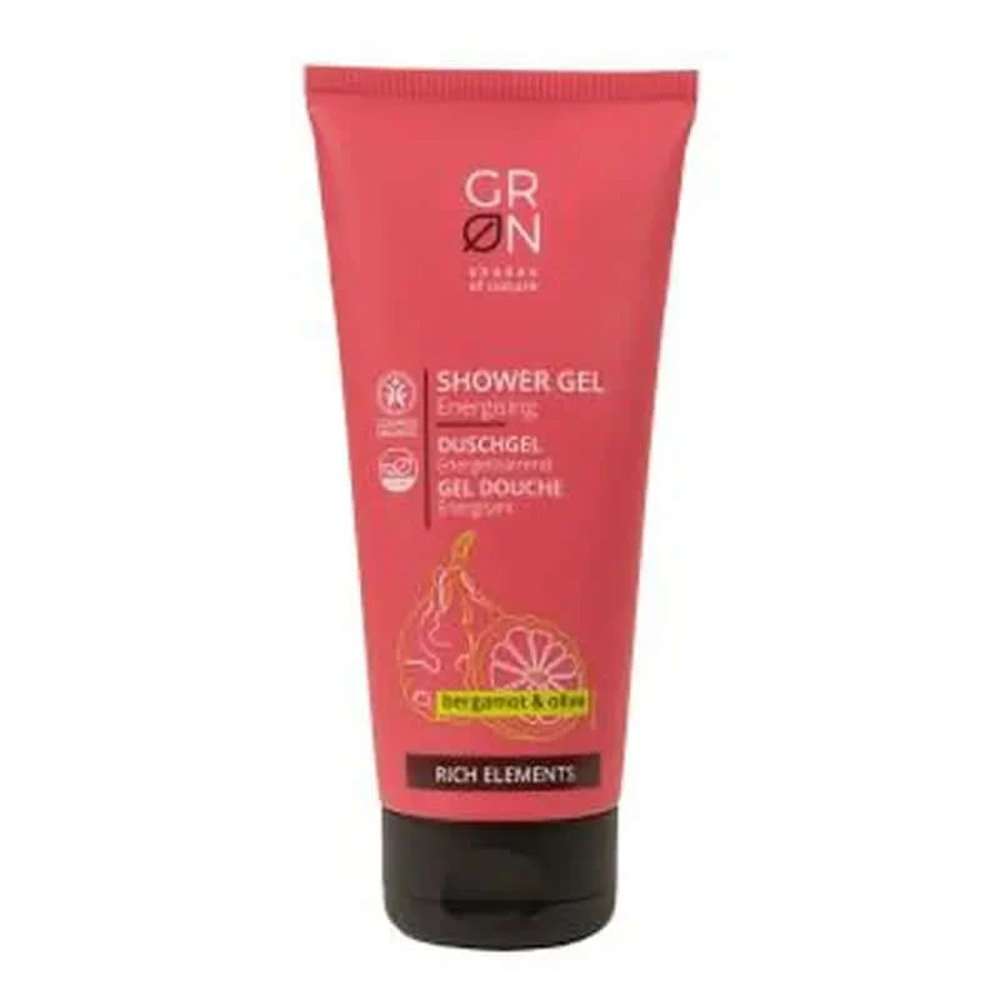 Grn Gel de bain à la bergamote et à l'huile d'olive 200Ml