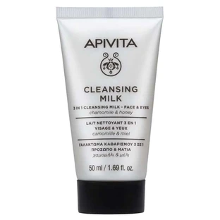 Apivita Reinigingsmelk 3 In 1 Met Duitse Kamille En Honing , 50 ml