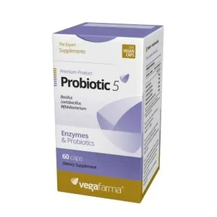 Vegafarma Probiotica 5 60 Capsules