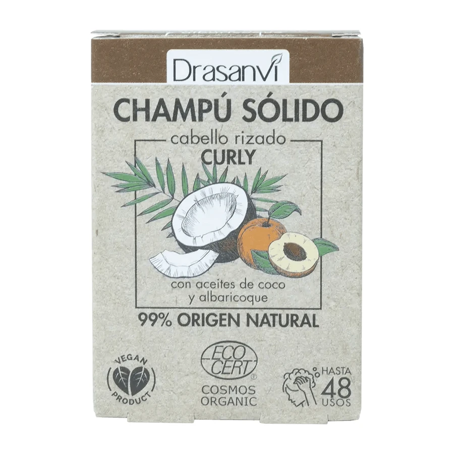 Drasanvi Shampooing Solide Cheveux Bouclés Ecocert , 80 gr