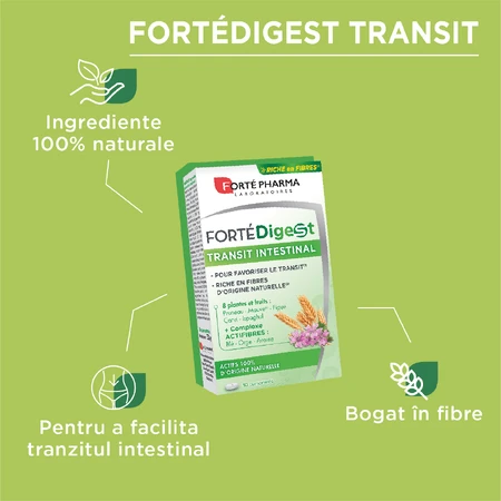 Forte Digest, tránsito intestinal, 30 comprimidos, Forte Pharma