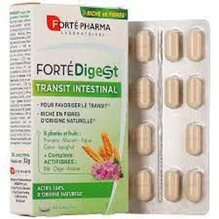 Forte Digest, tránsito intestinal, 30 comprimidos, Forte Pharma