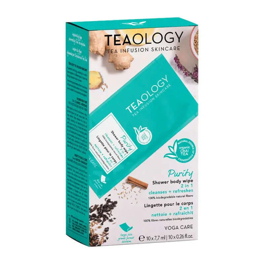 Teaology Douche Body Wipe Multipack, 10X7,7 ml