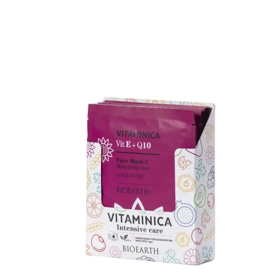Bioearth Vitamin E & Coenzym Q10 Age And Nutri Gesichtsmaske, 15 ml