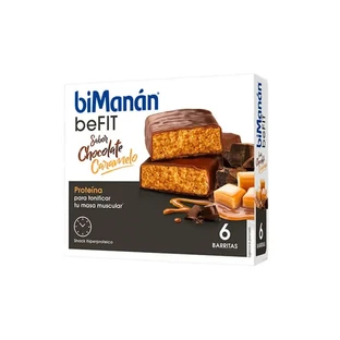 biManán Pro Barrita Chocolate Caramel 6 units