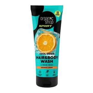 Organic Shop X-Treme Fresh Verfrissende Douchegel & Shampoo, 200 ml