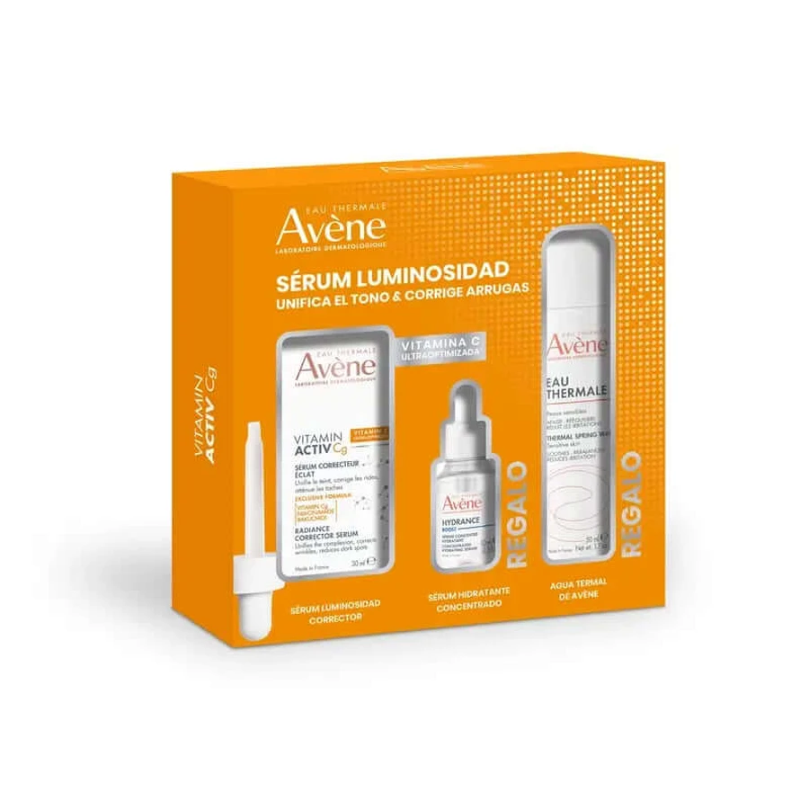 Avene Pakket Vitamine Cg Serum 30 Ml+Hydrineserum 10 Ml+Thermaal water 50 Ml