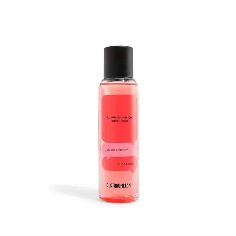 Platanomelon Kissable Massageöl Erdbeere Massageöl, 100 ml