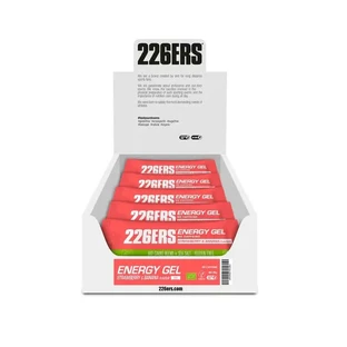 226Ers Energy Gel 25Gr Stick Energy Gel Fraise & Banane - Sans caféine, 40x25 gr