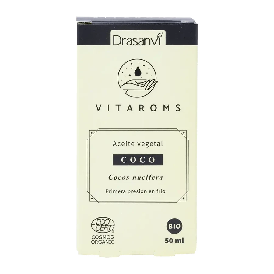 Drasanvi Vitaroms Kokos Plantaardige Olie Bio Ecocert , 50 ml