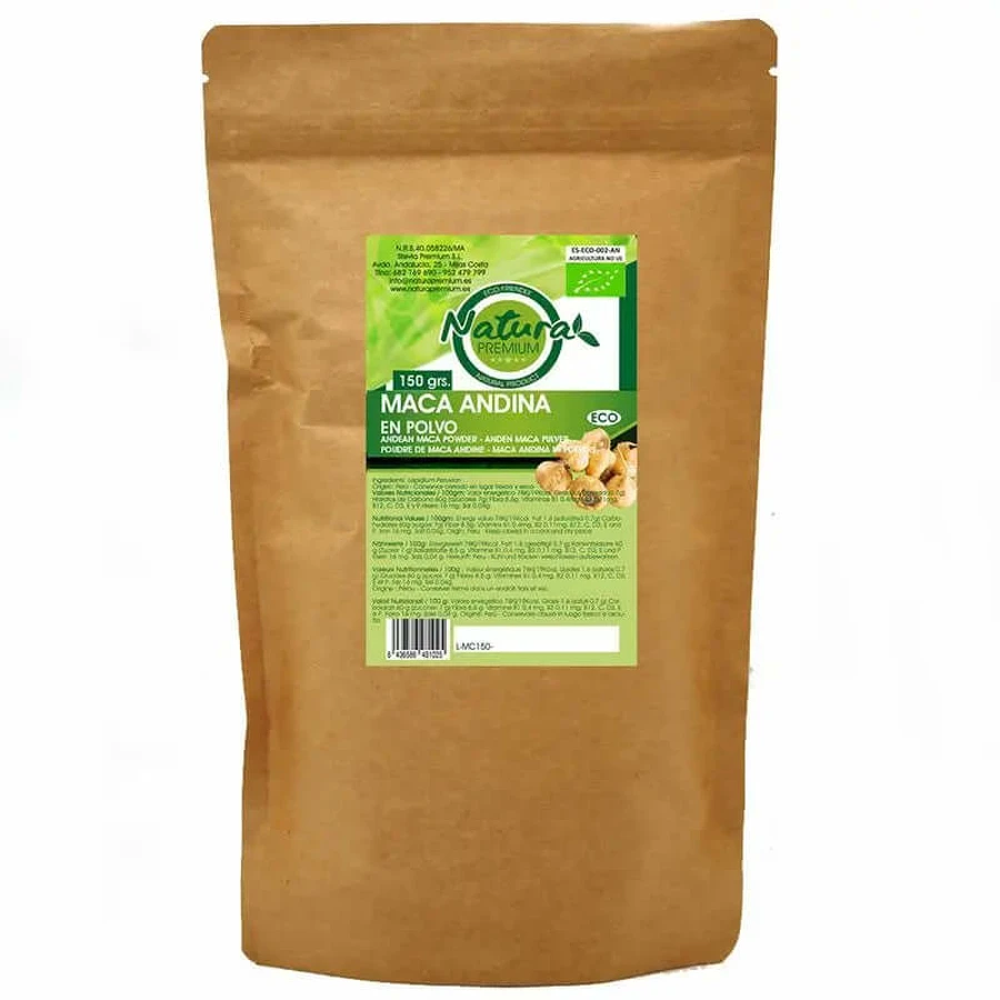 Natura Premium Maca En Polvo Bio , 125 gr