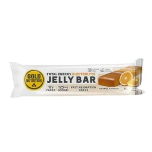 Gold Nutrition Jelly Bar Total Energy Electrolyte Orange 15Pcs