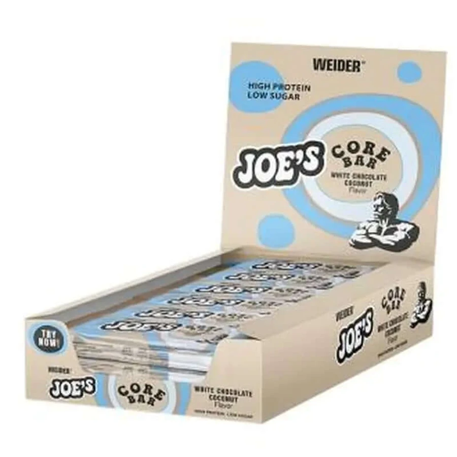Weider Joe'S Core Bar Wit-Kokos 12X45Gr