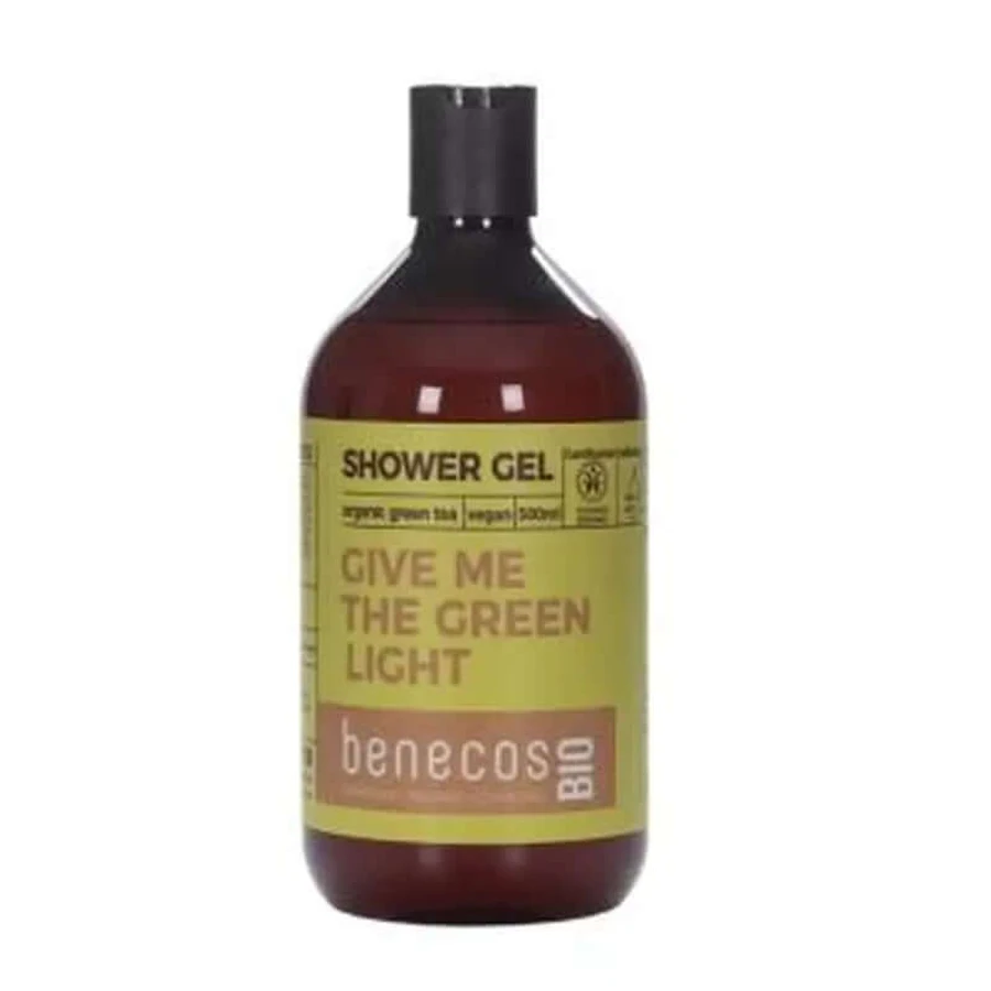 Benecos Groene Thee Badgel 500ml. Bio Veganistisch
