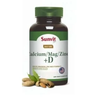 Sunvit Life Calcium-Magnésium-Zinc-Vit D 90 Comprimés