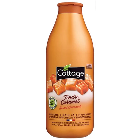 Cottage Hydraterende douchegel met melk- en karamelsmaak, 750 ml