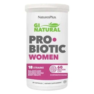 Natures Plus Gi Natural Probiotic Women, 30 Capsules