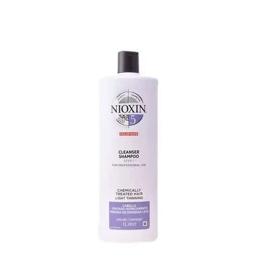 Wella Nioxin Clean Shampoo System 5 Mild Behandeltes Haar 300 Ml