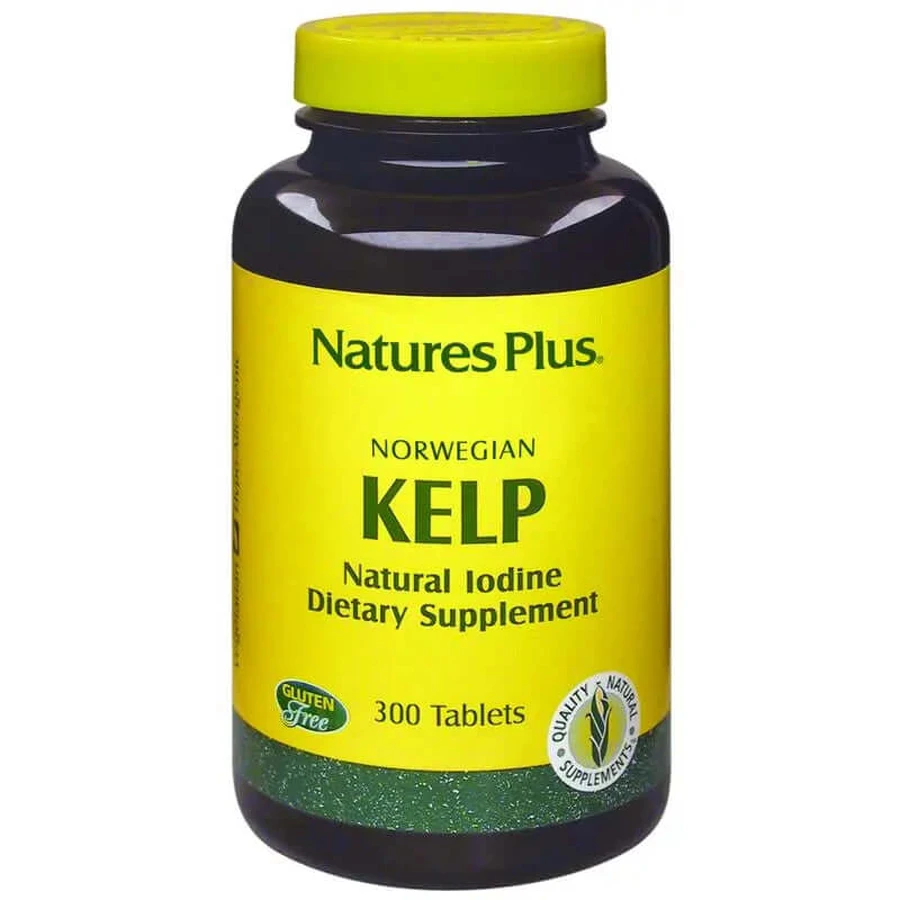 Natures Plus Kelp (Iodine), 300 Tablets