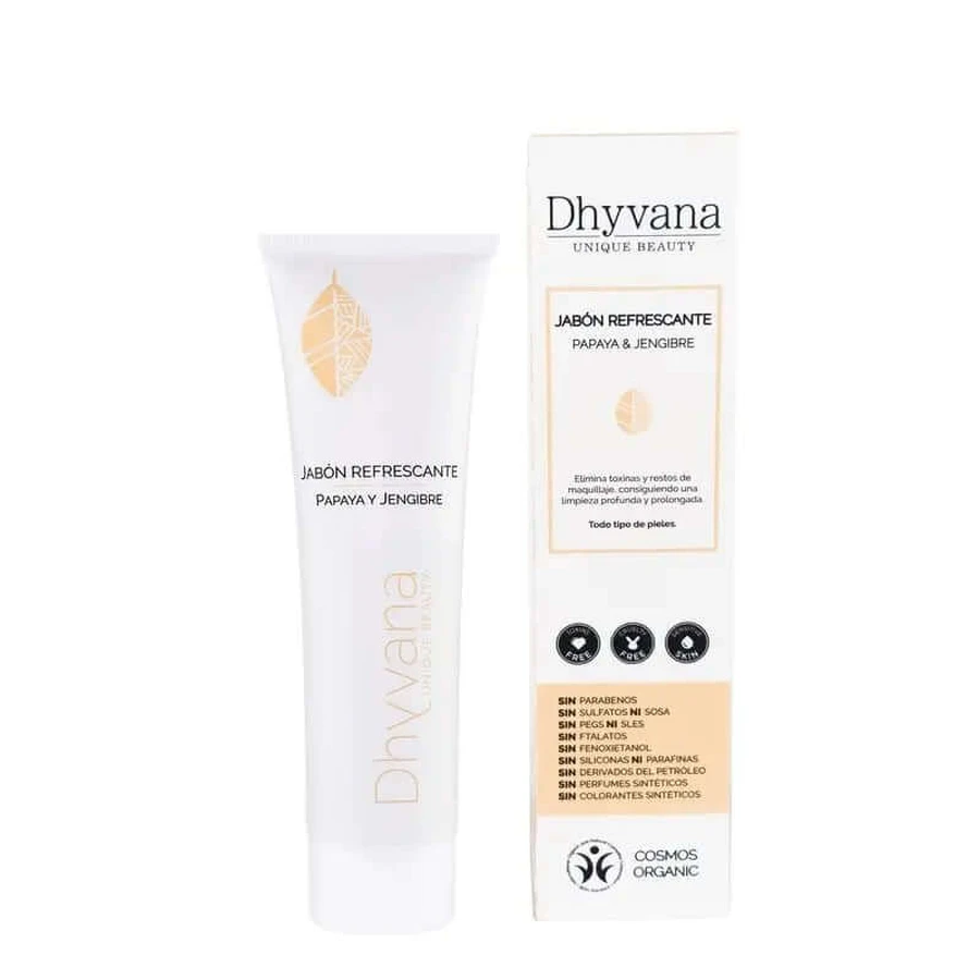 Dhyvana Papaja & Gember Verfrissende Zeep 100Ml