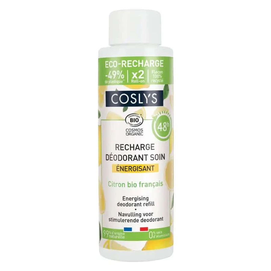 Coslys Energizing Deodorant Navulling (Citroen), 100 ml