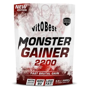 Vit.O.Best Monster Gainer Chocolade 2200 , 3 kg