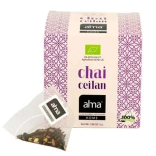 Alma Home Tea Ceylon Chai Infuzie 15Piramide. Eco-vegan