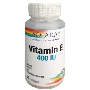 Solaray Vit. E (100% D-Alpha Tocopherols) 50Perles