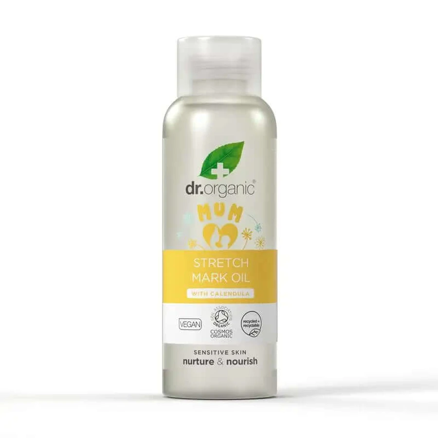 Dr.Organic Mam & Baby Striaeolie, Verstevigend, Verzachtend, Voedend, 100 ml