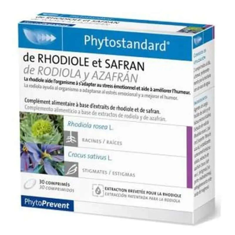 Pileje Phytostandard Rhodiola - Saffraan 30Caps**.