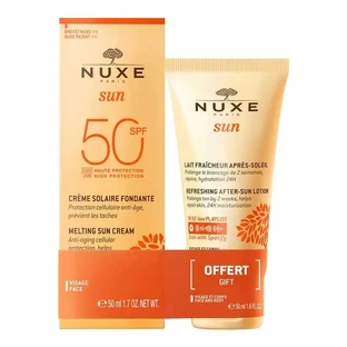 Nuxe Sun Face Cream SPF 50 + Refreshing After Sun Refreshing Milk 50ml GIFT