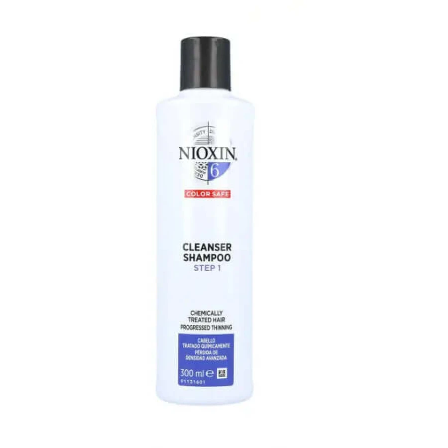 Wella Nioxin Clean Shampoo System 6 Advanced Behandeltes Haar 300 Ml