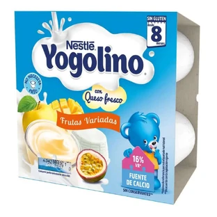 Nestlé Yogolino Assortiment Fruit met Verse Kaas 4X100 gr.