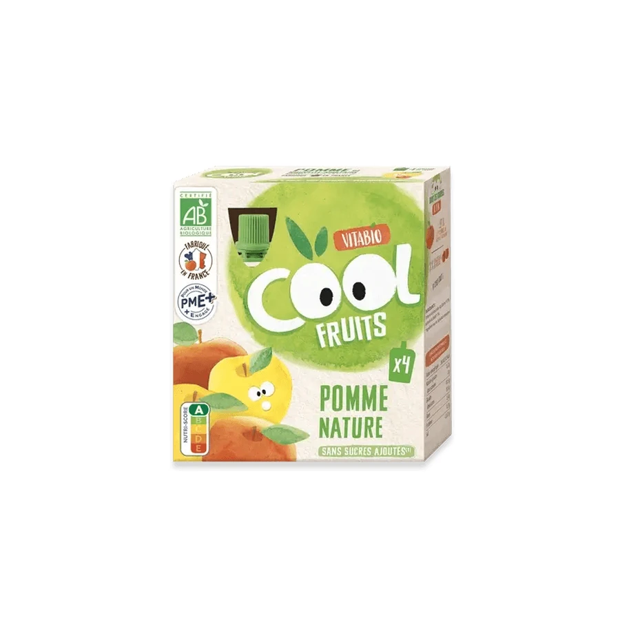 Vitabio Cool Fruits Apfel 90 Gr, 4 Einheiten