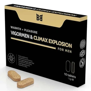 Blackbull von Spartan Vigormen & Climax Explosion erhöhtes Vergnügen für Männer 10 Kapseln