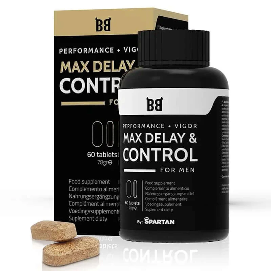 Blackbull van Spartan Max Vertraging & Controle Maximale Prestaties Voor Mannen 60 Capsules