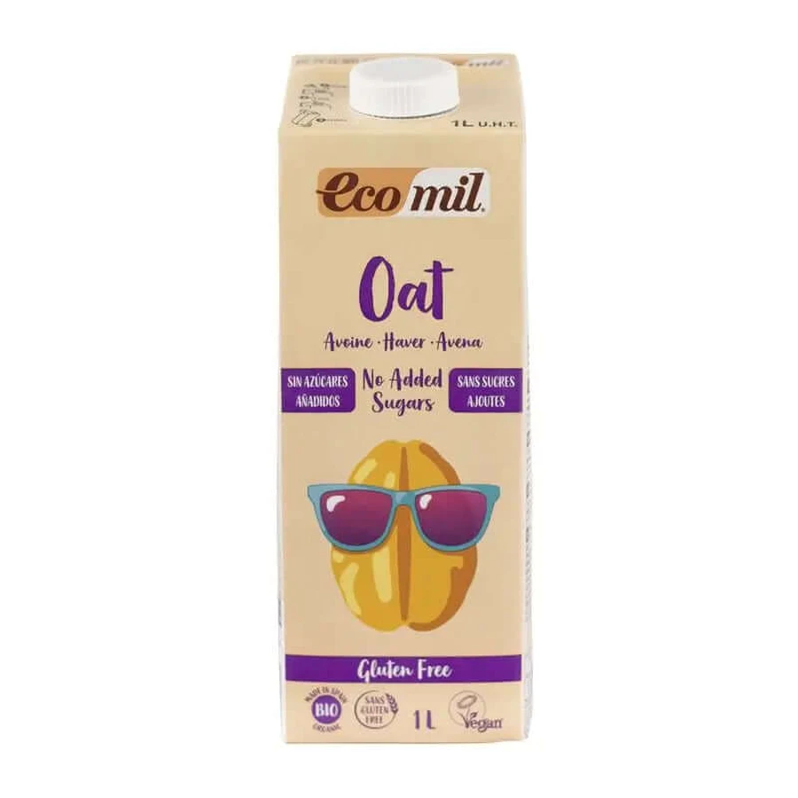 Ecomil Avoine Nature Sans Gluten Bio, 1 litre