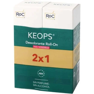 Roc Keoops Deo Roll-On Gevoelige Huid Verpakking 2X30Ml