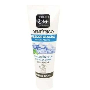 Naturabio Cosmetics Dentifrico Frescor Glacial Con Fluor Mentol 75Ml