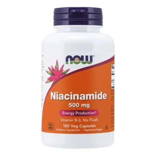 Now Niacinamide (B-3) 500 Mg, 100 Capsules