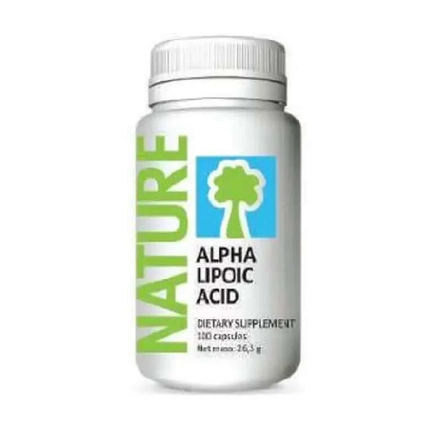 Strong Nature Alpha Lipoic Acid 200Mg. 100 Capsules