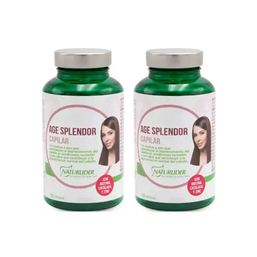 Naturlider Age Splendor Haar Splendor Met Catalase Kanaalblok, Pak 2 x 135 Capsules